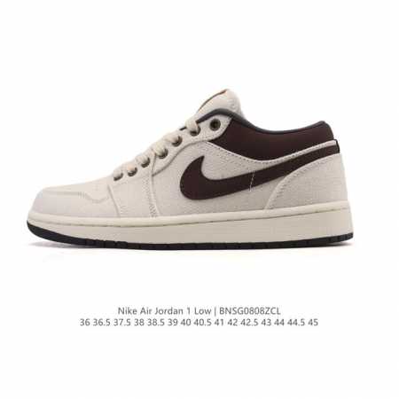 公司级 耐克 乔丹Air Jordan 1 Low Aj1 乔1 乔丹1代Aj1 低帮复古文化休闲运动篮球鞋。从1985 年面世的元年款汲取设计灵感，采用简洁大 - 点击图像关闭