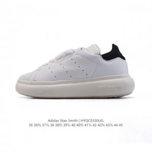 真标 阿迪达斯 Adidas 经典Y运动板鞋 新版本 Adidas Originals Stan Smith 厚底增高小白鞋！脚感新升级！整双鞋依旧是传统的低帮