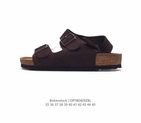德国百年知名鞋履品牌 博肯birkenstock 勃肯拖鞋系列凉拖鞋休闲沙滩凉鞋 广东原产#采用质地柔软牛皮革 中底搭载缓震软木橡胶 外置eva轻量片装外底。 - 点击图像关闭