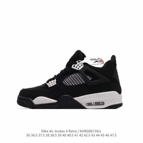 耐克 Nike Air Jordan 4 Retro Og迈克尔 乔丹aj4代乔4 中帮复古休闲运动文化篮球鞋。秉承轻量化的速度型篮球鞋设计思想完成设计，降低重