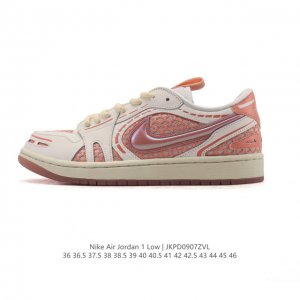 耐克 乔丹Air Jordan 1 Low Aj1 乔1 乔丹1代Aj1 低帮复古文化休闲运动篮球鞋。该鞋款从 1985 年元年款汲取设计灵感，焕新演绎简约经典