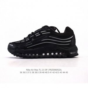 公司级 Nike耐克男女鞋 Cdg X Nike Air Max Tl 2.5 联名款复古风气垫跑鞋 缓震运动鞋 侃爷亲穿同款！鞋身自带大量 3M 反光细节，光