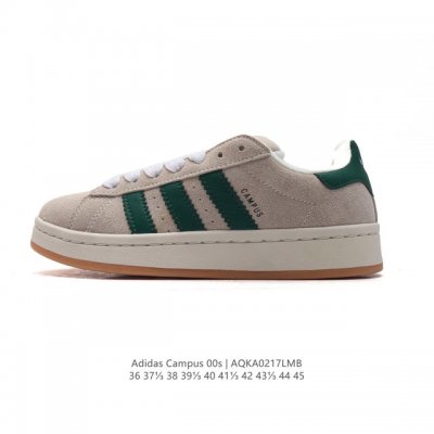 Adidas阿迪达斯.三叶草Campus 00S 面包鞋复古休闲板鞋。千禧回潮！Adidas Campus 00S 经典再现！面包化的Campus鞋款在今年受到