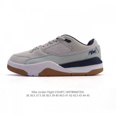 耐克 Nike 乔丹 Jordan Flight Court 时尚休闲 防滑耐磨 低帮运动鞋 复古篮球鞋 女款 Jordan 新鞋型 又来了！新配色曝光！滑板与
