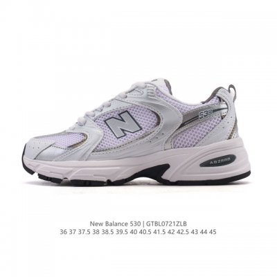 真标 新百伦 Nb530 New Balance 530 复跑古鞋 厚底增高老爹鞋 缓震运动慢跑鞋。Nb530这鞋双确实是Nb家经复典古款式之一，以全科新技诠释