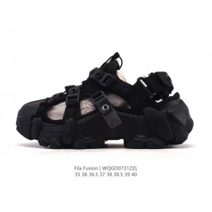 斐乐女士凉鞋 Fila Fusion 意大利百年经典运动品牌，网红单品 小红书推荐爆款。Fila斐乐火星鞋新款厚底增高老爹鞋 复古百搭运动鞋斐乐潮牌文化球鞋 街