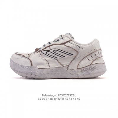 新品公司级 潮奢 巴黎世家 Balenciaga 小红书爆款男女鞋 厚底增高板鞋老爹鞋运动鞋，Balenciaga 最新爆款低帮系带休闲运动板鞋 专柜同步上架香