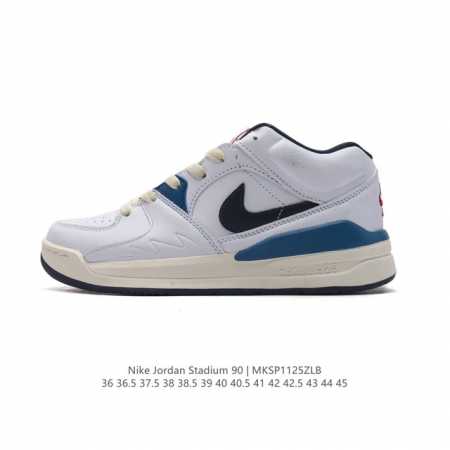 耐克 Nike Air Jordan Stadium Aj90 潮流运动板鞋 Aj90 充满了对tinkerhathield 原创设计的致敬 包括中足网状面板、 - 点击图像关闭