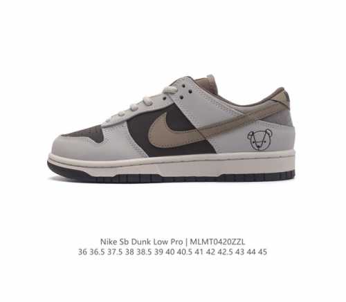 耐克 Nike Sb Dunk Low Pro 男女同款运动鞋复古板鞋，尽情迈步，彰显个性风采。采用柔软皮革鞋面，经久耐穿，塑就如元年款 Dunk 般的复古质感