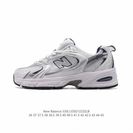 真标 新百伦 Nb530 New Balance 530 复跑古鞋 厚底增高老爹鞋 缓震运动慢跑鞋。Nb530这鞋双确实是nb家经复典古款式之一，以全科新技诠释 - 点击图像关闭