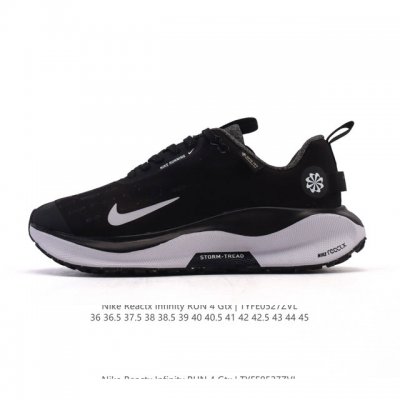 耐克 Nike Infinity Run 4 Gore-Tex 男女子防水公路跑步鞋 厚底增高百搭老爹运动鞋 Nike Reactx 泡绵提供高出 Nike R
