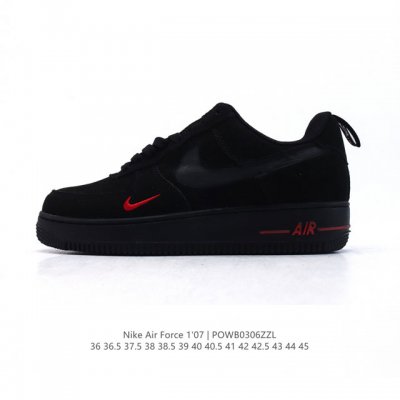 耐克 Nike Air Force 1 '07 Low 2025新年新款 空军一号含气垫 小白鞋 低帮百搭厚底增高休闲运动板鞋。柔软、弹性十足的缓震性能和出色的