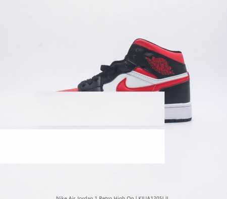 真二层 耐克 Nike Air Jordan 1 Retro High Og 乔丹一代aj1 乔1 Aj1 高帮篮球鞋复刻运动鞋 皮面高帮板鞋的设计灵感源自运动 - 点击图像关闭