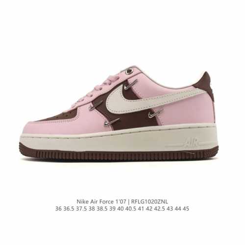 公司级 Af1耐克 Nike Air Force 1 ‘07 Low 空军一号 厚底增高百搭运动板鞋 原楦头原纸板 打造纯正空军版型，专注外贸渠道 全掌内置蜂窝