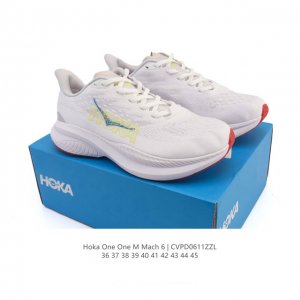 Hoka One One独特的竞训鞋,主打舒适软弹Hokamach马赫6#竞速跑鞋 Hoka Mach 6 轻盈且富有弹性的舒适感！迄今为止最轻量灵敏的Mach