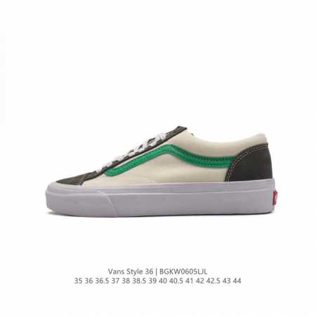 真标 带半码 Vans 万斯 Style 36 经典低帮帆布休闲运动硫化滑板板鞋。真的是吹爆的系列,那就是vansstyle36系列低帮经典复古文化休闲运动篮球 - 点击图像关闭