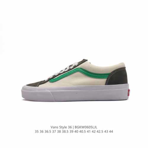 真标 带半码 Vans 万斯 Style 36 经典低帮帆布休闲运动硫化滑板板鞋。真的是吹爆的系列,那就是vansstyle36系列低帮经典复古文化休闲运动篮球