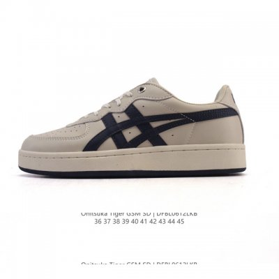 新品 Onitsuka Tiger Gsm Sd鬼冢虎运动板鞋 经典Gsm Sd男女款休闲鞋 减震耐磨 低帮 板鞋 男女同款，巨巨巨巨巨百搭的小虎子，穿够了薄底