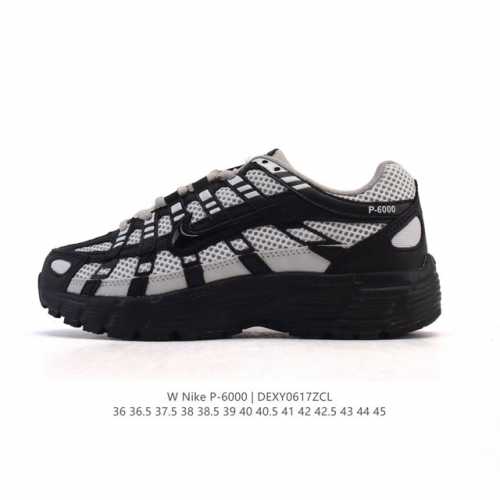 公司级 耐克 Nike 男女子休闲运动鞋解构绑带 双鞋带 P-6000Premium 轻便舒适透气防滑缓震耐磨跑步鞋。P-6000 是一款植根于 2000 年代