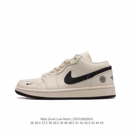 耐克 Nike Dunk Low Retro 运动鞋复古板鞋。作为 80 年代经典篮球鞋款，起初专为硬木球场打造，后来成为席卷街头的时尚标杆，现以经典细节和复古 - 点击图像关闭