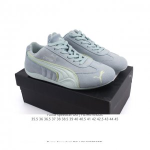 公司级 Puma Speedca Og 彪马极速赛车系列低帮德训风拼接复古百搭休闲运动赛车鞋 鞋款从80、90年代赛车手所穿的防火赛车鞋为原型，鞋身线条模仿了赛
