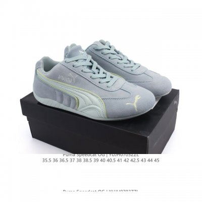公司级 Puma Speedca Og 彪马极速赛车系列低帮德训风拼接复古百搭休闲运动赛车鞋 鞋款从80、90年代赛车手所穿的防火赛车鞋为原型，鞋身线条模仿了赛
