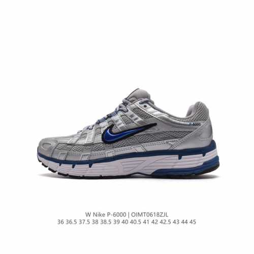 耐克 Nike 男女子休闲运动鞋p-6000Premium 轻便舒适透气防滑缓震耐磨跑步鞋。P-6000 是一款植根于 2000 年代风格的混合款式，让人想起去