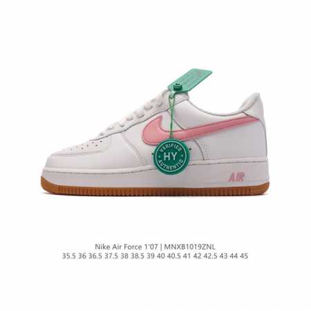 公司级 附赠送logo清洁刷 AF1耐克 Nike Air Force 1 ‘07 Low 空军一号 厚底增高百搭休闲运动板鞋 原楦头原纸板 打造纯正空军版型， - 点击图像关闭