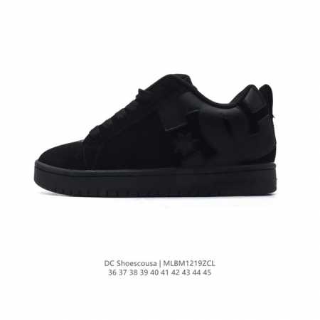 街头装品牌 Dcshoecousa时尚鞋子男女鞋休闲板鞋低帮圆头百搭 琉凤大底耐磨滑板鞋皮质运动舒适bmx板鞋dc。鞋型经典百搭，低帮系带设计，皮革鞋面，装饰品 - 点击图像关闭