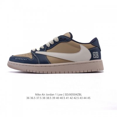 耐克 乔丹Air Jordan 1 Low Aj1 乔1 乔丹1代Aj1 低帮 倒钩 复古文化休闲运动篮球鞋。从1985 年面世的元年款汲取设计灵感，采用简洁大