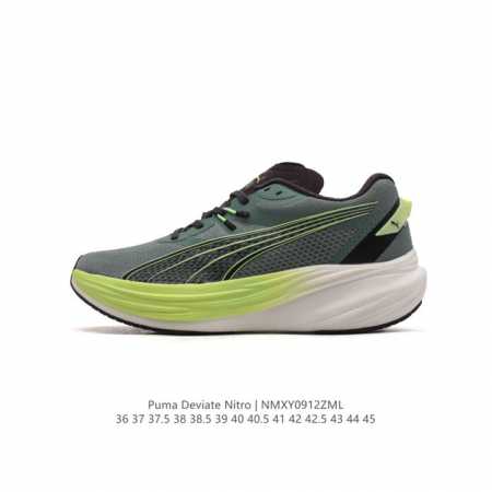 公司级 彪马 Puma Deviate Nitro3男女士跑步鞋减震舒适缓冲回弹简约软底运动鞋注氮泡沫橡胶鞋垫耐磨防滑百搭老爹鞋 Deviate Nitro 是 - 点击图像关闭