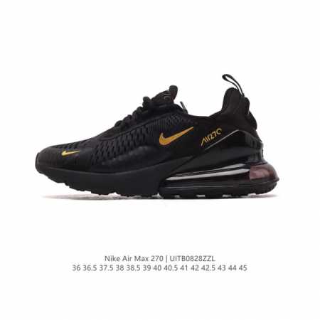 耐克 Nike Air Max 270 后半掌气垫缓震运动鞋时尚男女士跑步鞋 。作为 Nike 休闲型 Air Max 鞋款，Nike Air Max 270 - 点击图像关闭