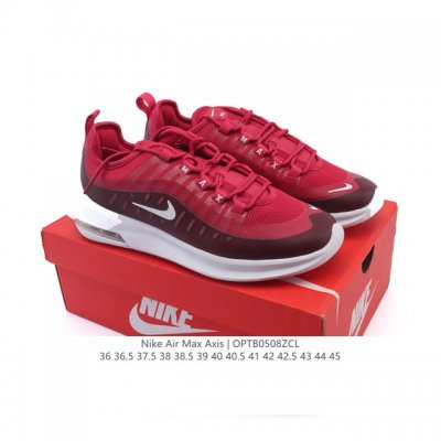 耐克 Nike Air Max Axis 男女子运动鞋气垫缓震轻便休闲运动跑步网面透气舒适日常慢跑鞋，时尚的无缝覆面和透气网眼布演绎时尚外观。流线型中底和独特后