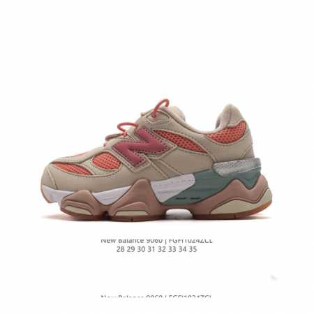 童鞋 NB 新百伦 New Balance NB9060小象蹄儿童款9060舒适百搭老爹鞋。全新 9060 款式将经典风格与现代设计融合到日常多功能性中。 90 - 点击图像关闭