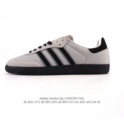 阿迪达斯 德训鞋 Adidas Originals Samba Og Shoes 经典运动鞋小白鞋 T头鞋 男女鞋 彰显休闲摩登风情的时尚经典鞋。它诞生于50年