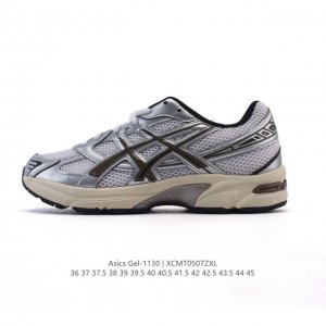 asics 亚瑟士 新款情侣健步减震复古鞋Gel-1 男女时尚透气运动潮流耐磨休闲鞋 。选用网眼与皮革相接，复古而富有层次感。网布搭配金属感线条，虎爪 Logo