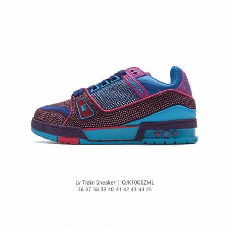 公司级 路易威登 满钻 Louis Vuitton Lv路易威登板鞋 时尚运动鞋 潮厚底增高休闲鞋。舒适防滑底和百搭性霸屏整个时尚娱乐圈，细节调整完美主义！致t - 点击图像关闭