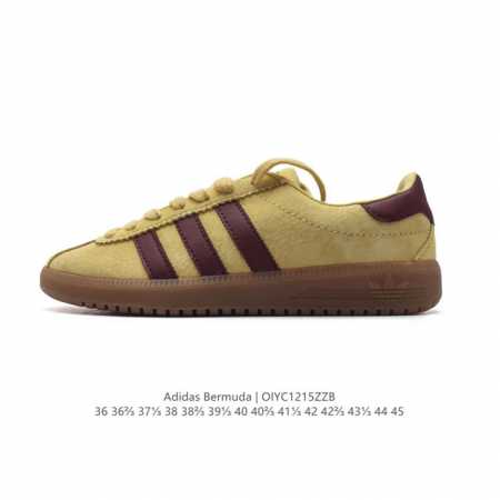 阿迪达斯 Adidas 德训鞋系列 清新 马卡龙 造型！阿迪达斯全新三叶草 Bermuda 运动板鞋悄悄上架！近期，Adidas Originals Bermu - 点击图像关闭