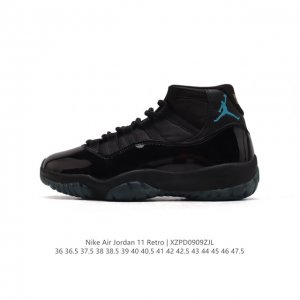 公司级 耐克乔丹11代 Nike Air Jordan 11 Retro 复刻男士运动鞋 Aj11代经典设计，深受球员与球迷喜爱。Jordan 乔丹 采用漆皮牛