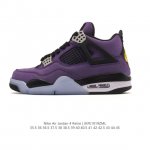 公司级 耐克 Nike Air Jordan 4 Retro Og迈克尔 乔丹Aj4代乔4 中帮复古休闲运动文化篮球鞋。秉承轻量化的速度型篮球鞋设计思想完成设计