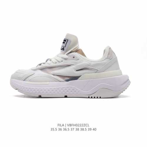 公司级 斐乐 女款休闲鞋 Fila Fusion 厚底增高百搭运动鞋 意大利百年经典运动品牌，网红单品 小红书推荐爆款 Fila斐乐新款小白鞋斐乐潮牌文化街头风