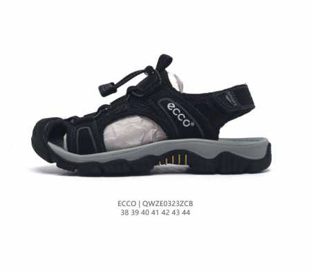 Ecco 爱步 比亚里茨系列凉鞋 沙滩户外透气轻便防滑休闲凉鞋男士凉拖鞋 清爽透气可调节沙滩鞋 耐弯折橡胶大底 正确原盒包装吊牌 完全还原zp工艺 类型 男鞋 - 点击图像关闭