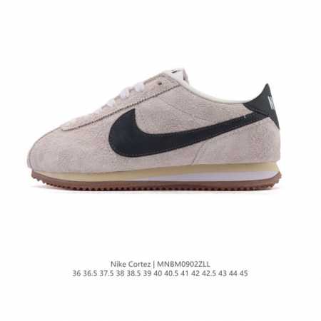 Nike Classic Cortez Nylon 耐克阿甘鞋男女子运动鞋。秉承元年款经典风格，糅合防水鞋面设计，令双足保持干爽舒适。防水锦纶鞋面强势抵御风雨侵 - 点击图像关闭