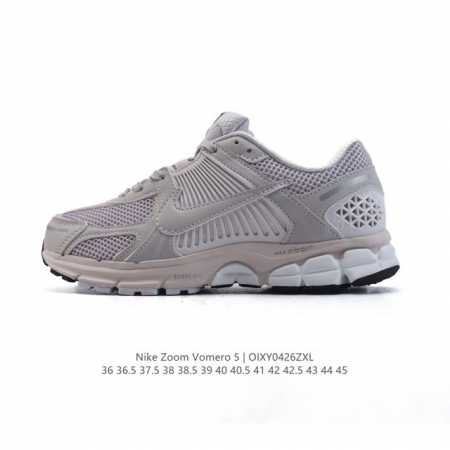 Nike 耐克夏季 Zoom Vomero 5 运动鞋休闲训练跑步鞋。Nike Zoom Vomero 5 男女子运动鞋妥帖包覆足部，提供透气支撑效果。耐穿材料 - 点击图像关闭