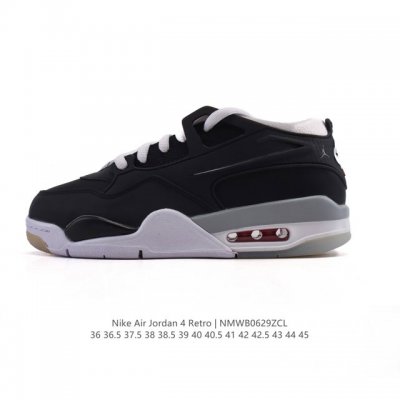 耐克 Nike Air Jordan 4 Retro Og迈克尔 乔丹Aj4代乔4 低帮复古休闲运动文化篮球鞋。秉承轻量化的速度型篮球鞋设计思想完成设计，降低重