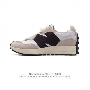 真标 Nb 新百伦 New Balance 327系列复古休闲运动慢跑鞋时尚男女运动鞋 以更纯粹的复古风格设计打造的全新造型 侧身还以解构设计，将 N 字标志以