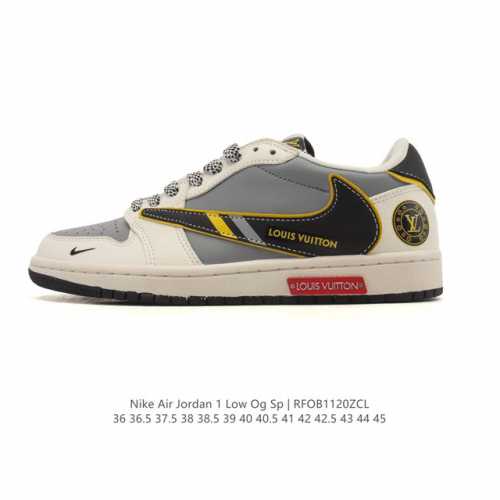 真标 耐克 Nike Air Jordan 1 Low Og Sp Military Blue Aj1乔1倒勾 2025年新款 低帮篮球鞋 Aj1 乔丹1代 A