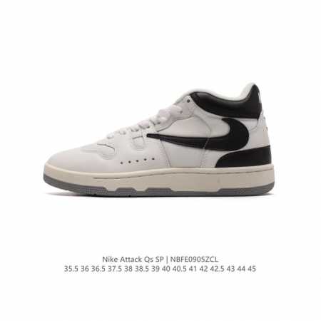公司级 耐克 Nike Attack Qs Sp 中帮复古百搭休闲运动网球板鞋 耐磨透气 低帮 板鞋 男女子運動鞋強勢來襲！ 采用软质纳帕纹牛剖革组合网布鞋面材 - 点击图像关闭