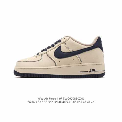 公司级 Af1耐克 Nike Air Force 1 ‘07 Low 空军一号 气垫厚底增高百搭运动板鞋 原楦头原纸板 打造纯正空军版型，专注外贸渠道 全掌内置
