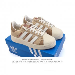 降价原价 元 阿迪达斯 三叶草Adidas Originals Superstar Xlg 贝壳头系列 低帮厚底松糕经典百搭休闲运动板鞋。当你试图定义Adida